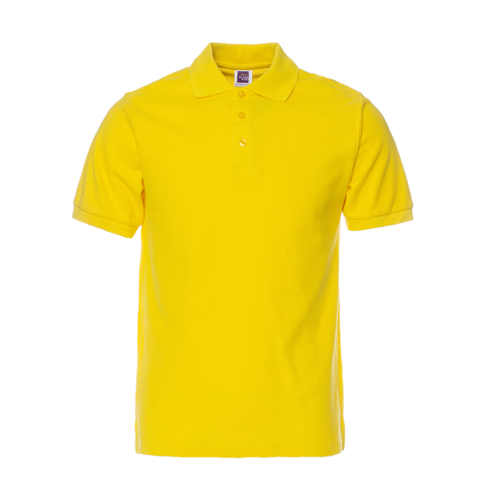 订做黄色POLO衫,黄色纯棉P